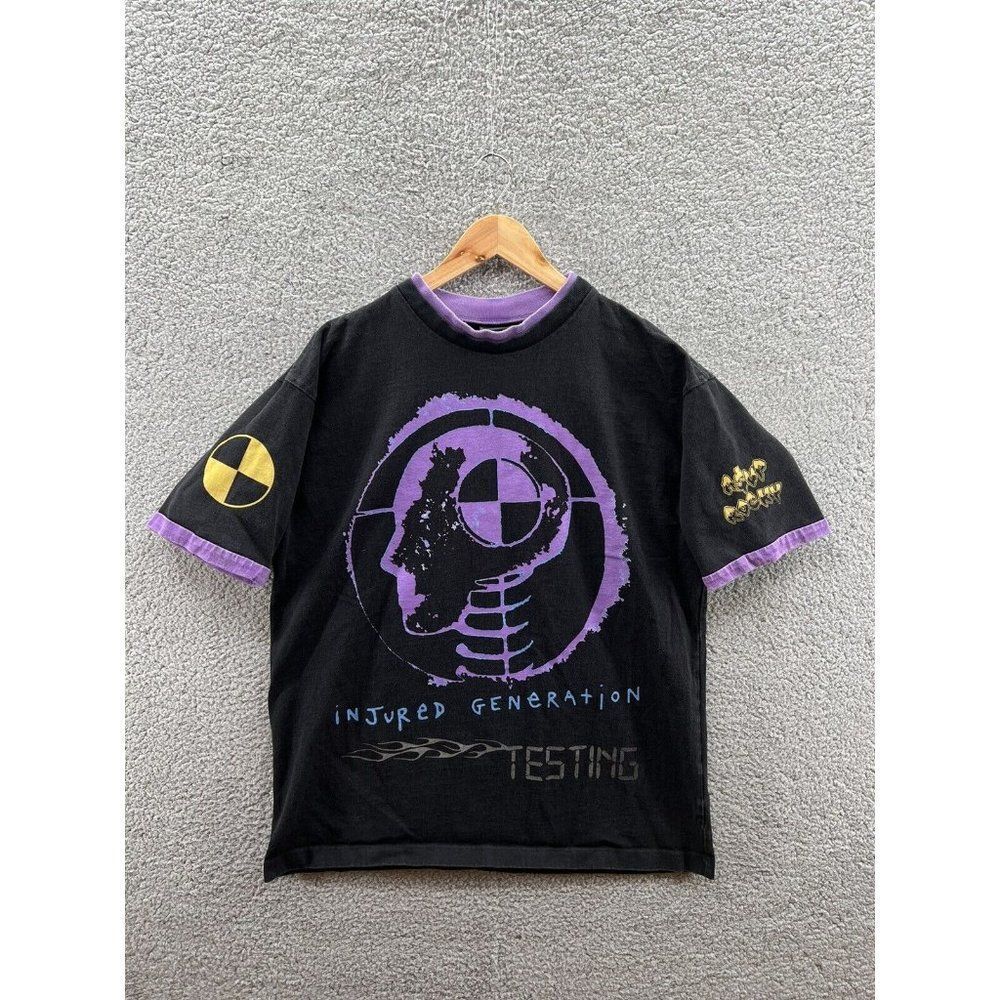 Asap Rocky Injured Generation Testing Album Tour Black T-Shirt Sz M Double Layer